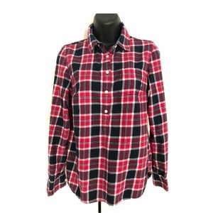 Tommy Hilfger plaid popover shirt size Small